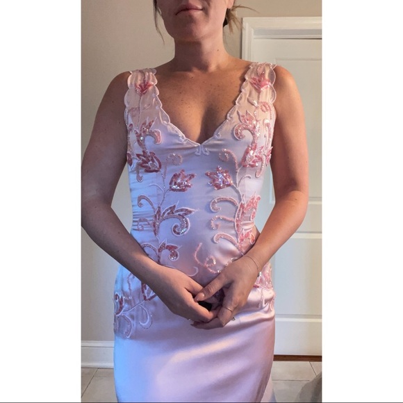 Jovani Cocktail Dress Light Pink - Picture 4 of 5